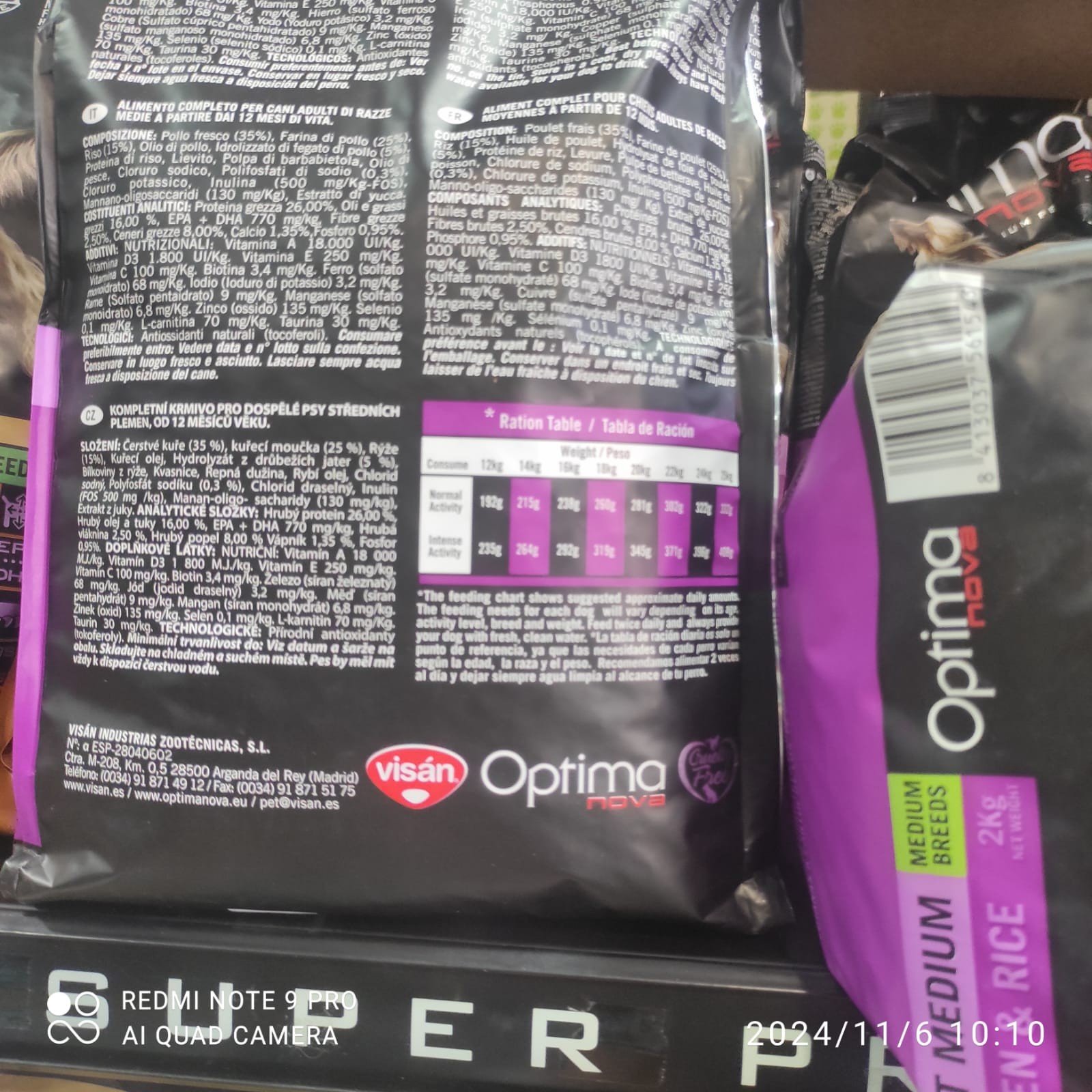 Optima Nova Adult Medium Pollo Arroz 2 KG. - Imagen 7