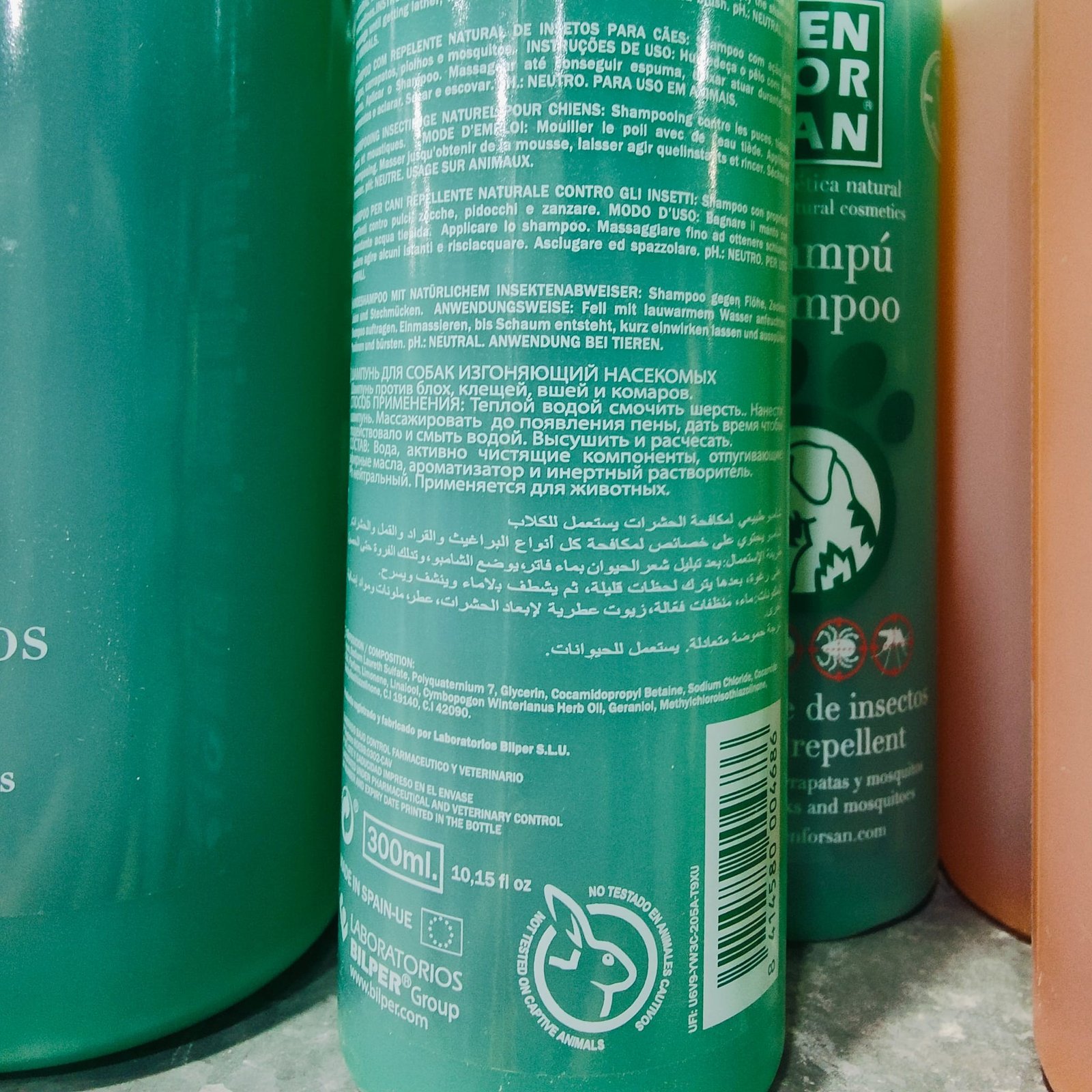 Menforsan Champu Repelente C/citronela 300ml. - Imagen 6