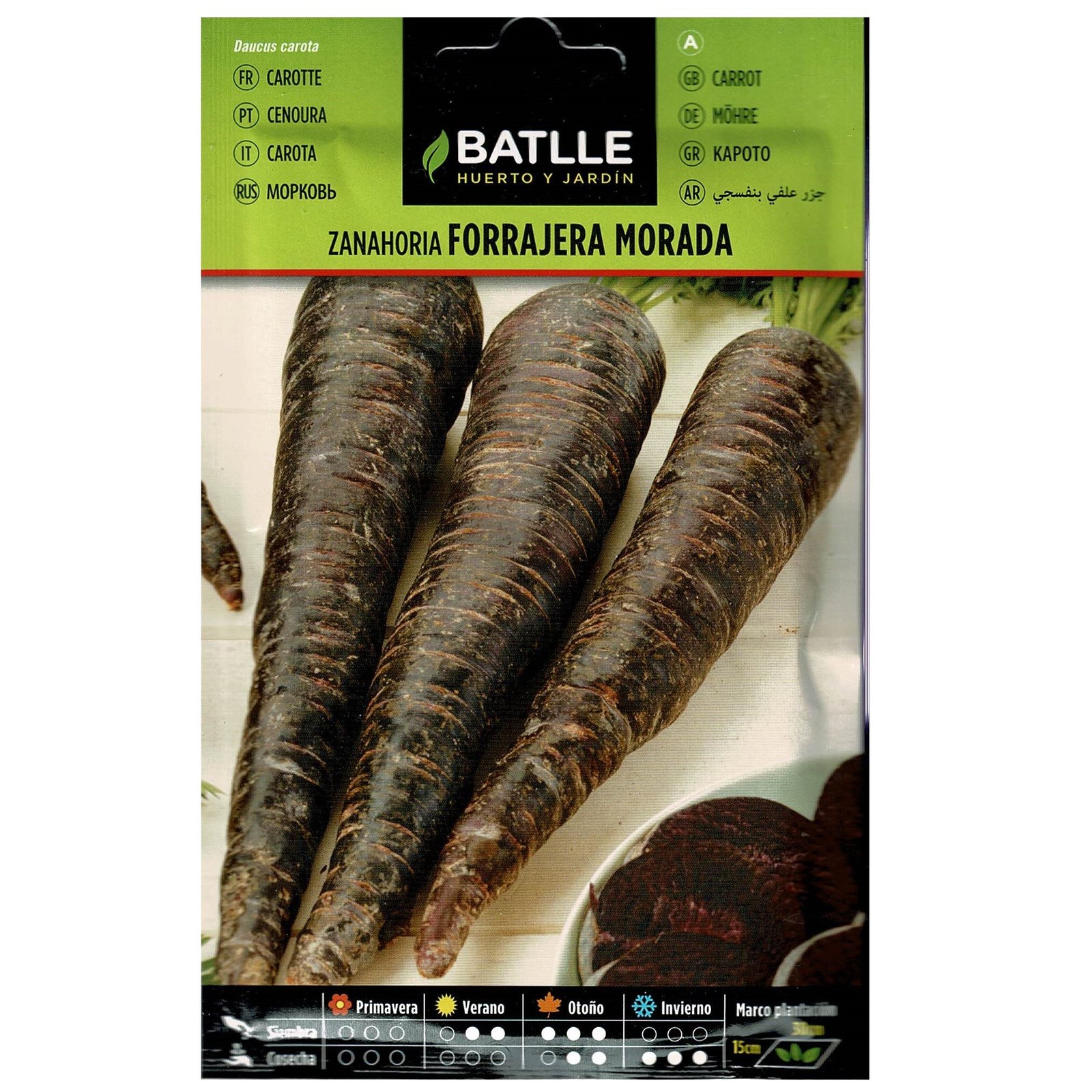 Zanahoria Forrajera Morada.sobre