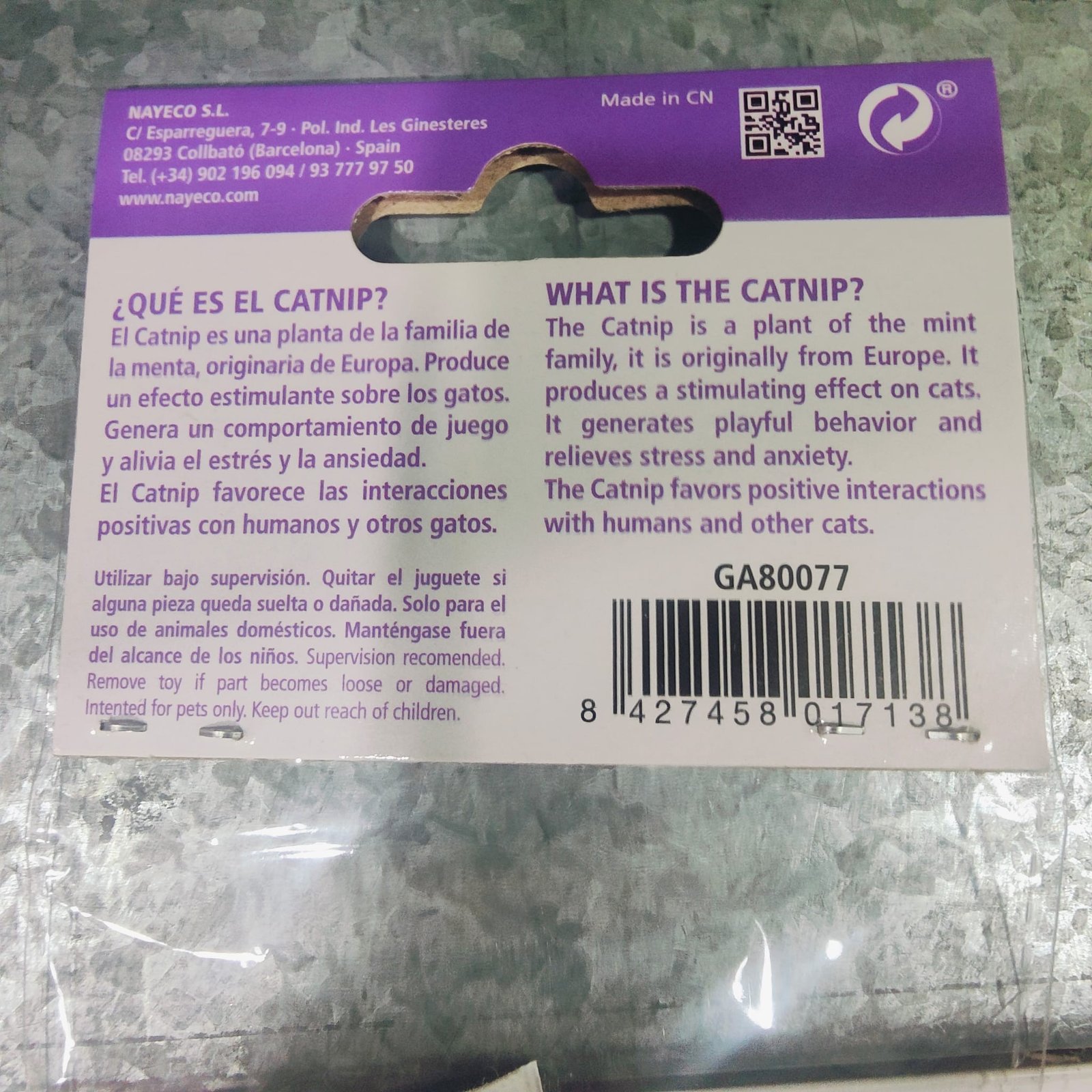 Rana de Catnip 5,2 Cm. - Imagen 2