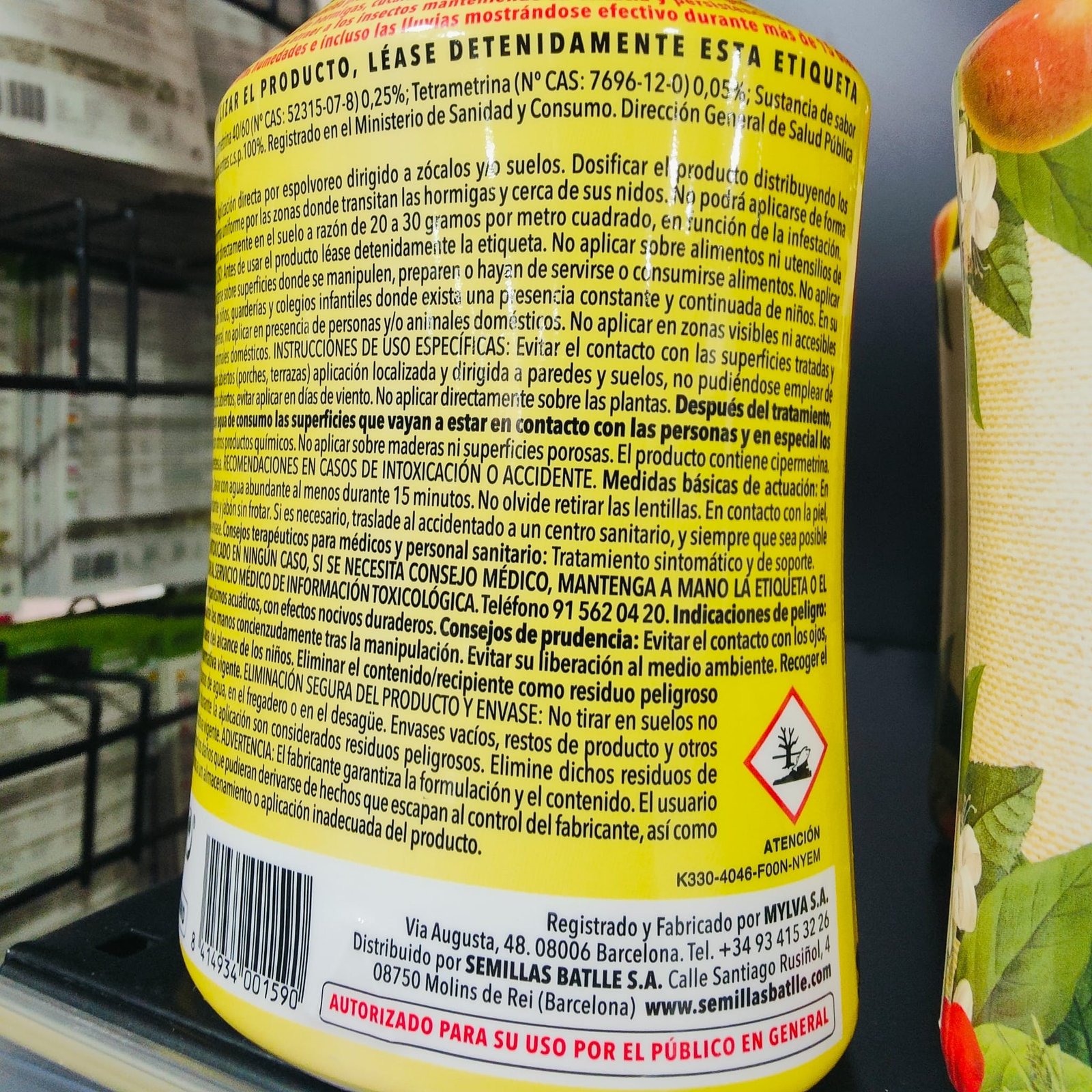 Anti Hormigas Talquera 500 Gramos. - Imagen 2