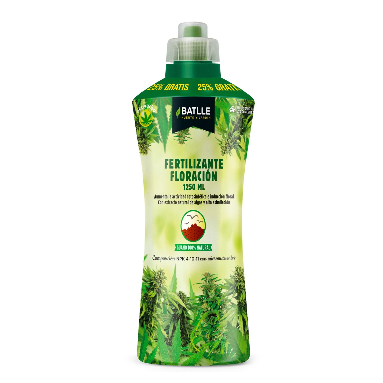 Fert.ecoyerba Floracion 1250 ML.