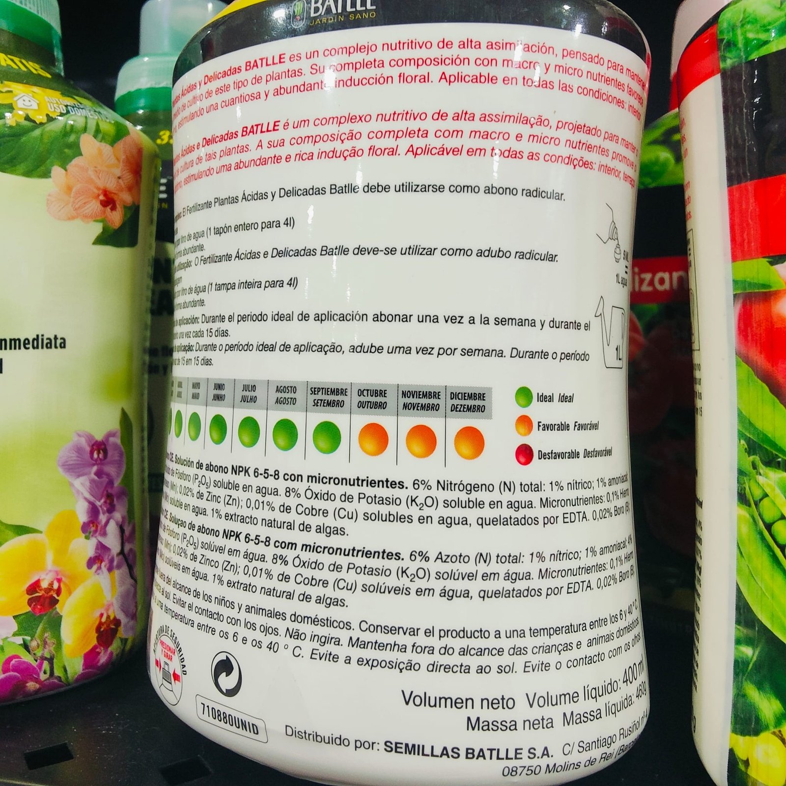 Fert.plantas Acidas y DELICAD.400ML - Imagen 2