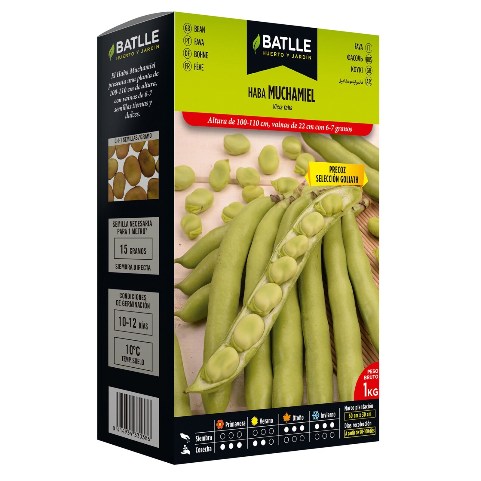 Haba Muchamiel 1 KG. Selc.goliath