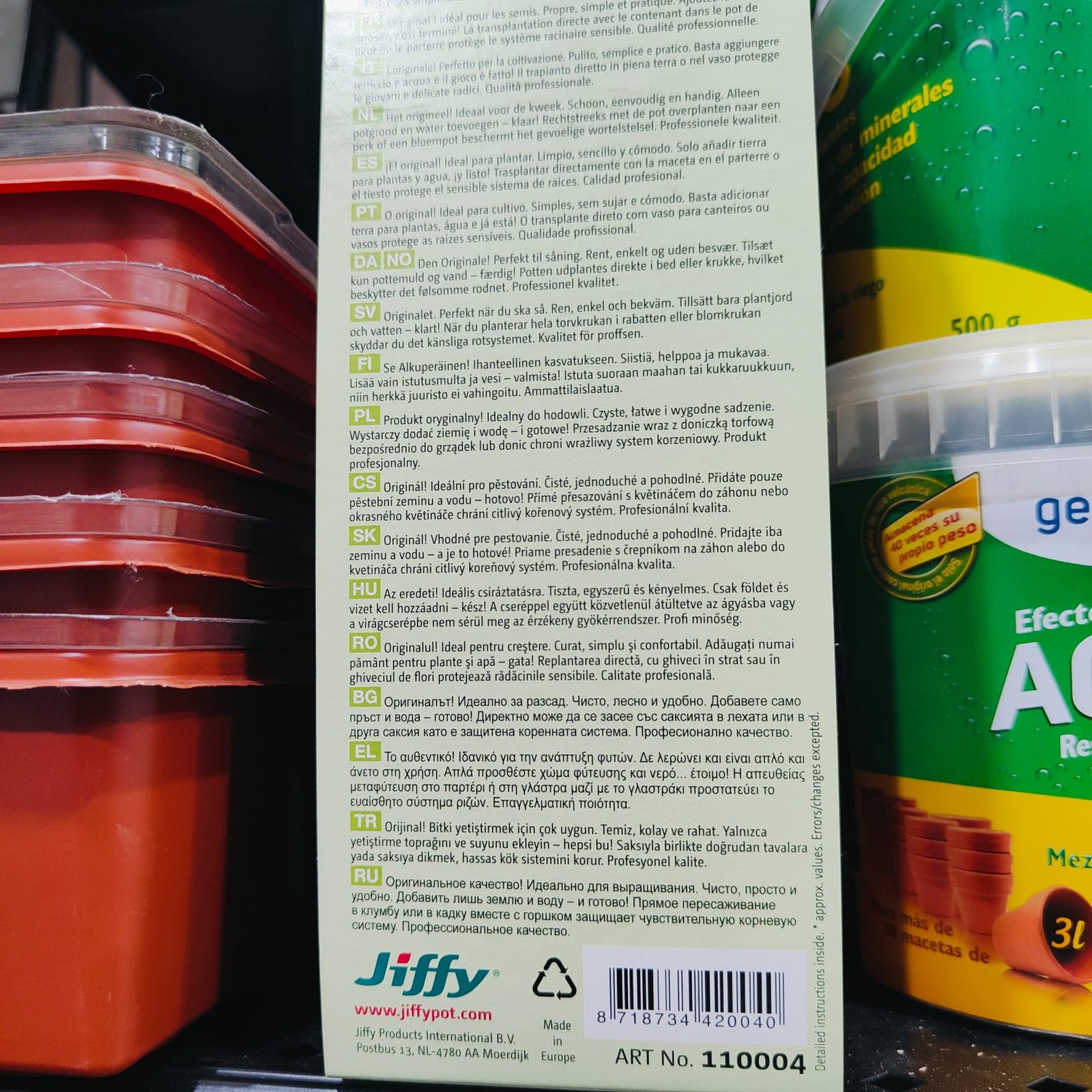 Jiffipot Redondo 8CM.-16 Unidades. - Imagen 2