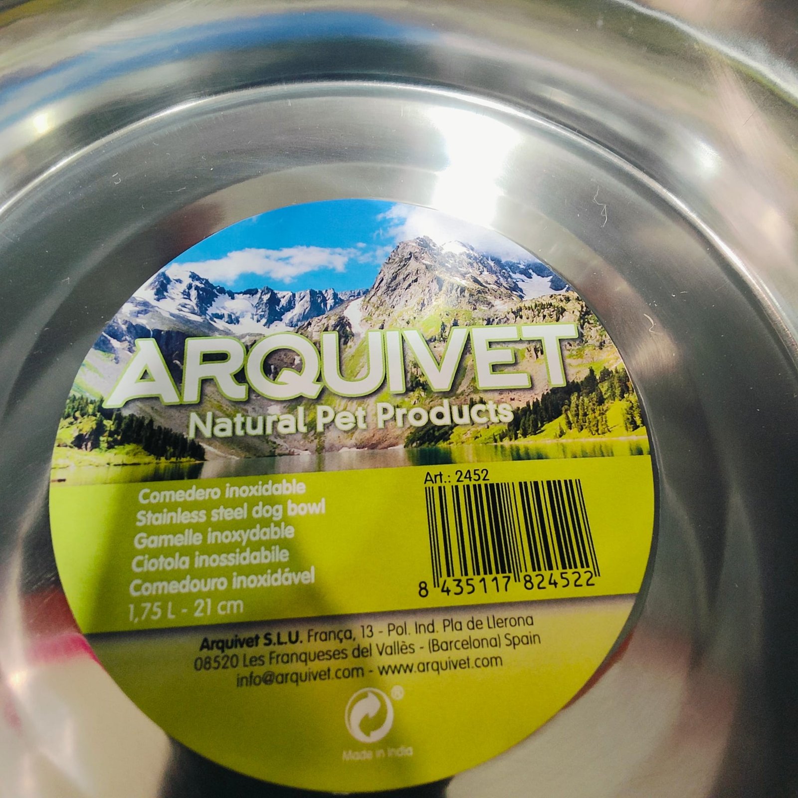 Comedero Acero INOX.28cm./4Litros - Imagen 3