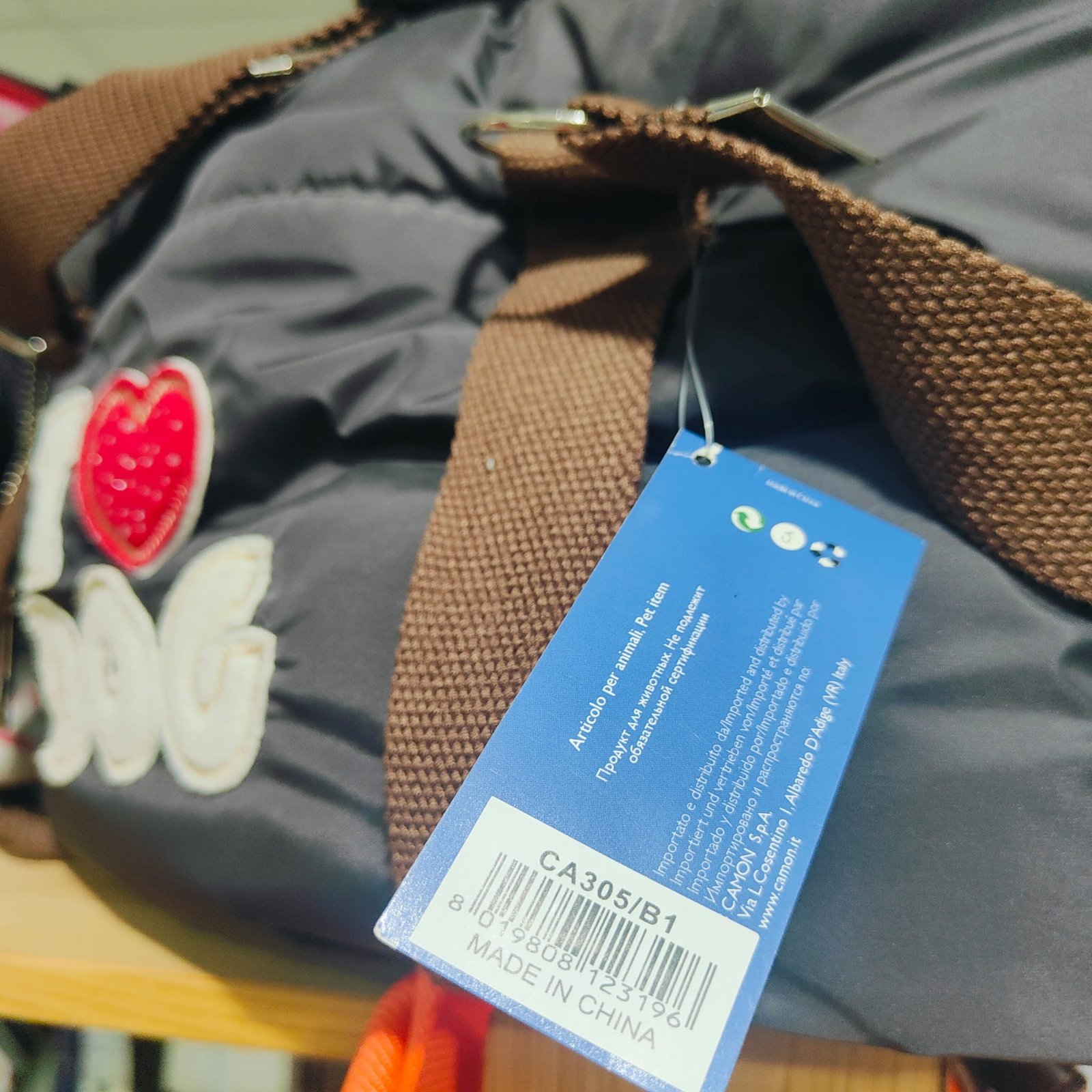 Bolso Transporte I Love Dog 51X28X24cm. - Imagen 2