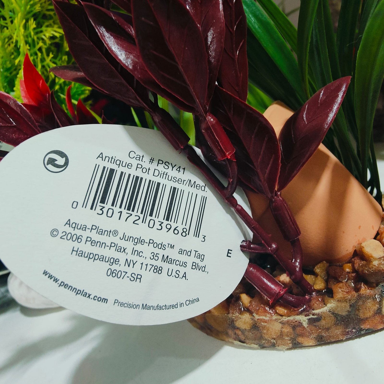 Planta y Vasija C/base (20 Cm.) Difusor - Imagen 2