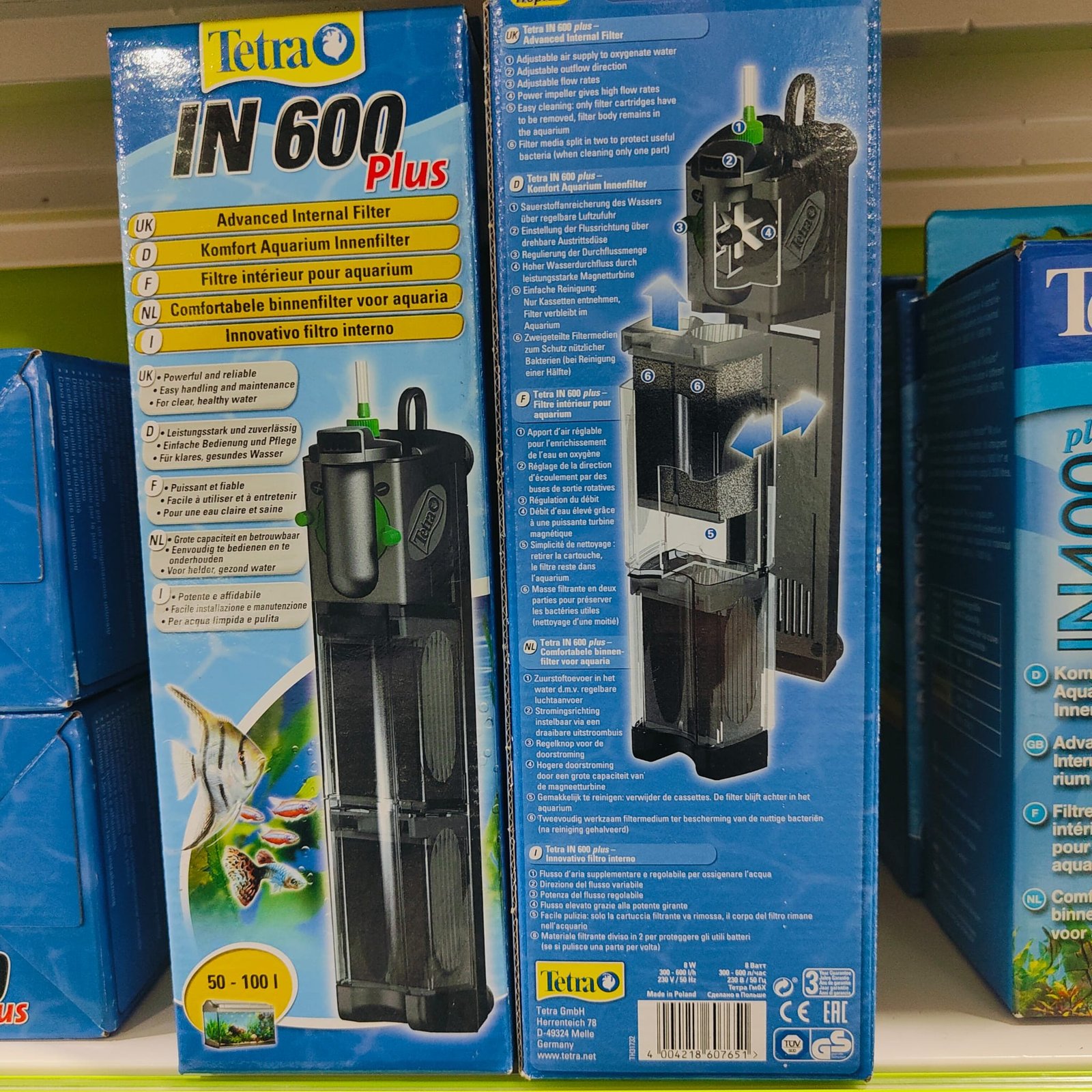 Filtro Interior Tetratec IN600 Plus. - Imagen 2