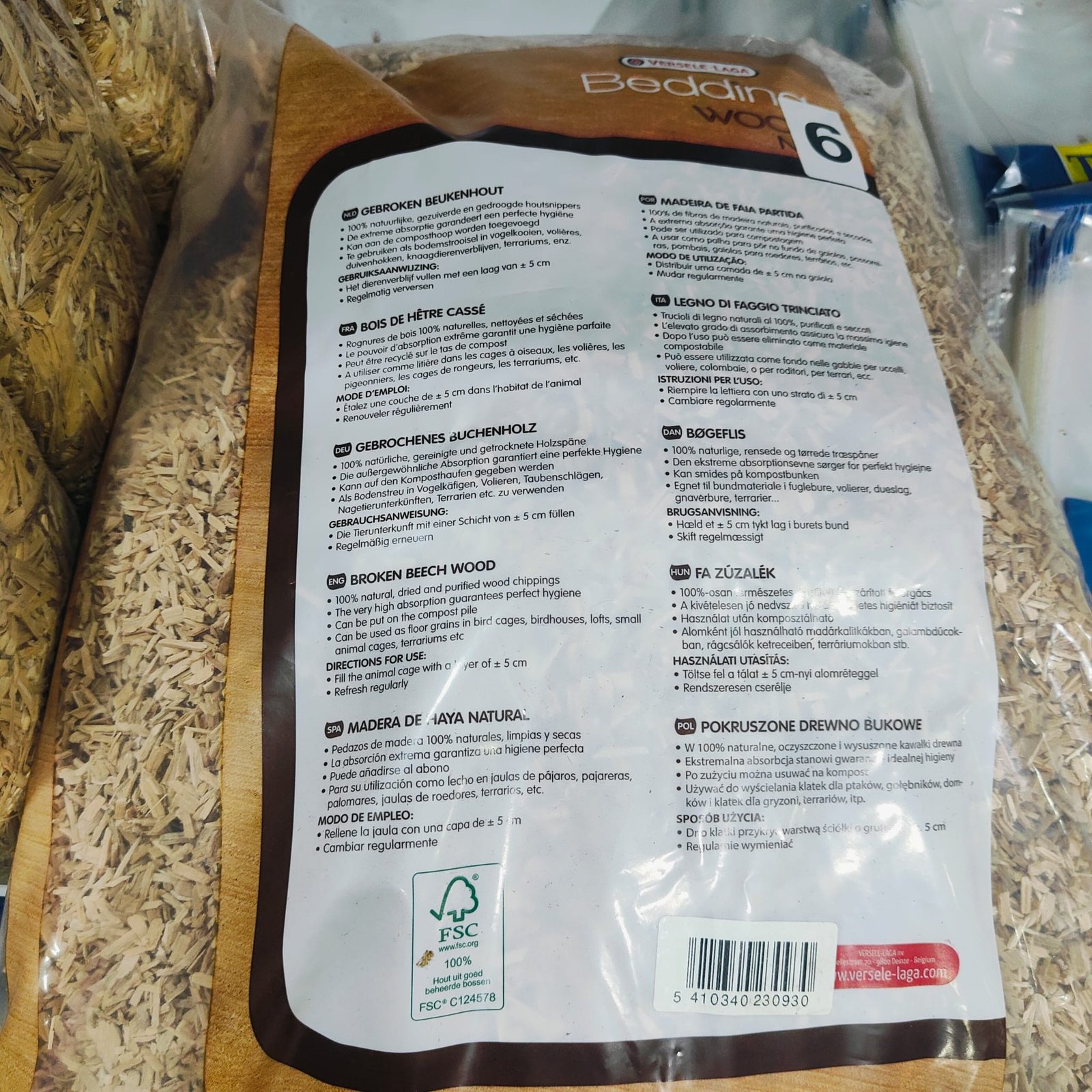 Madera de Haya Nº 6 Fina 5 Kg - Imagen 2