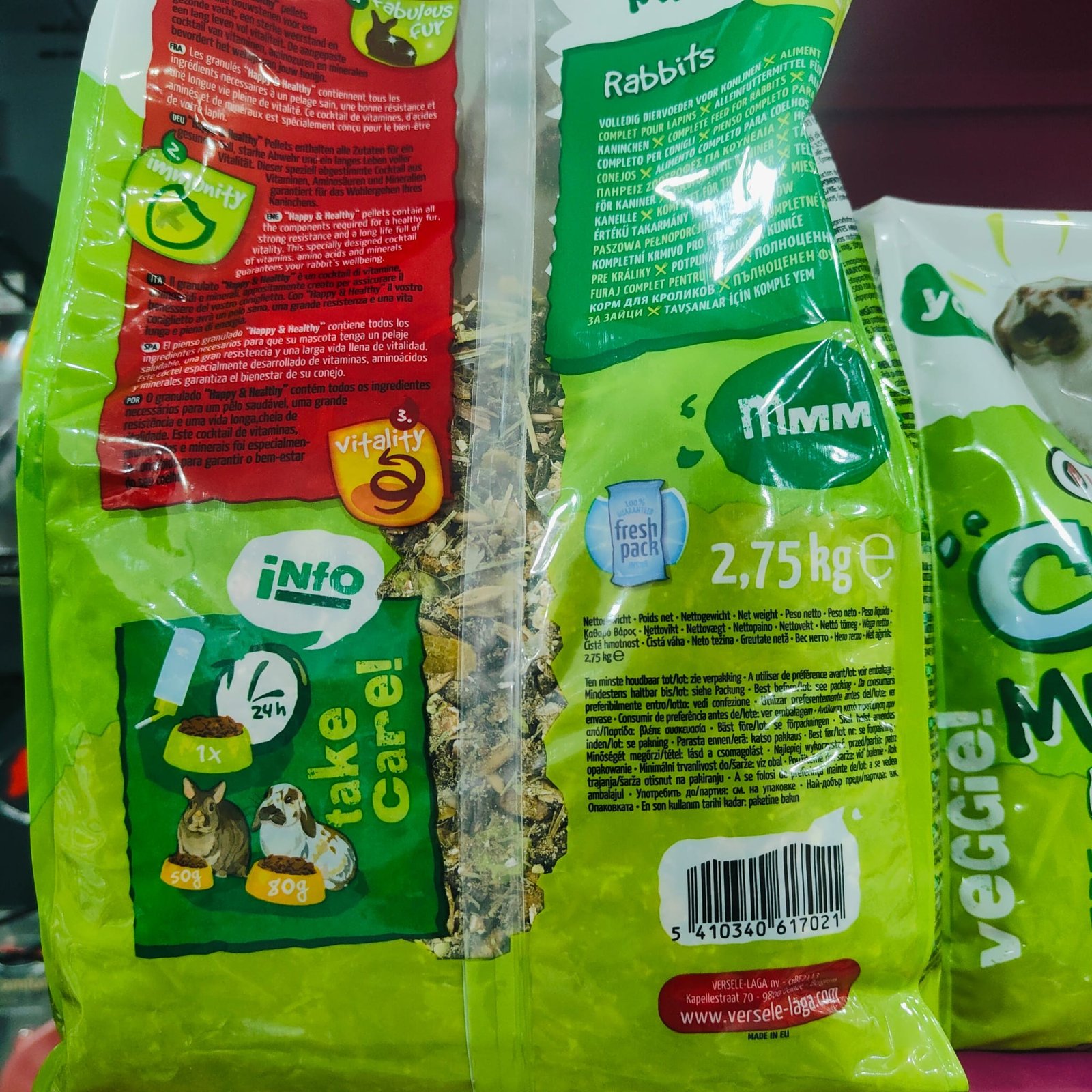 Conejo Crispy Muesli 20 KG. Versele-laga - Imagen 12