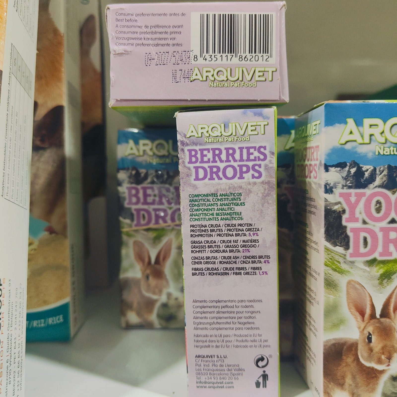 Drops Frutas del Bosque 65 GR. Roedores - Imagen 3