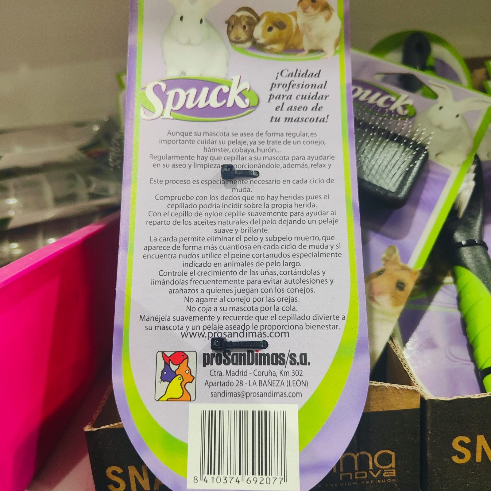 Carda Goma Roedores Spuck - Imagen 2