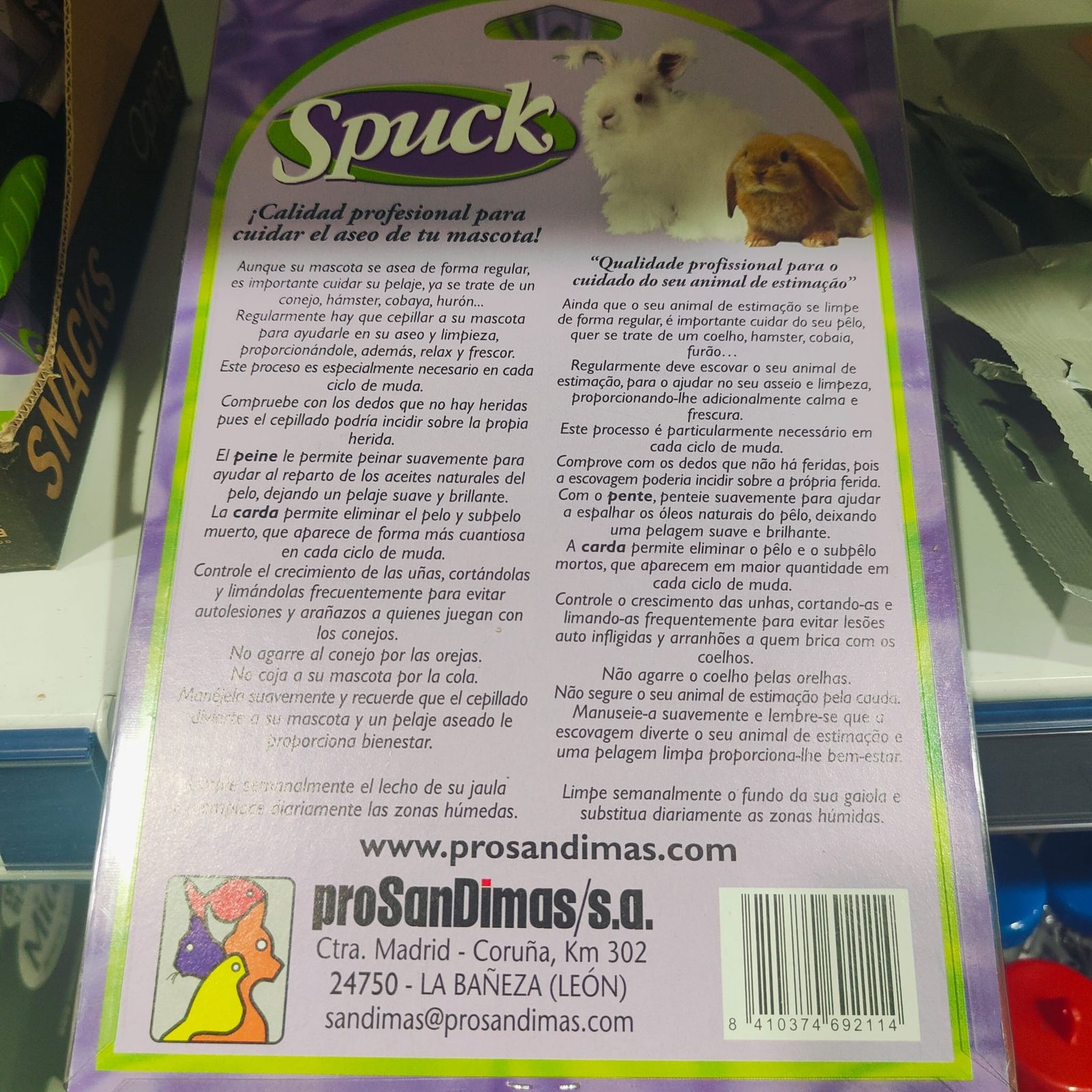 Set Aseo Roedores 3 Piezas Spuk - Imagen 2