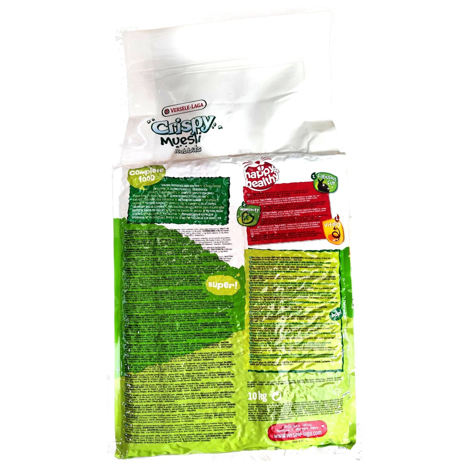 Conejo Crispy Muesli 20 KG. Versele-laga - Imagen 14