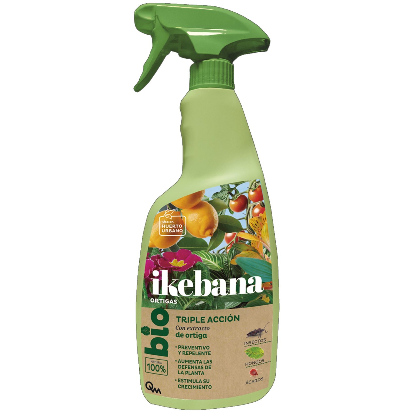 Ikebana Triple Accion Bio Ortigas 750 Ml. Cuidado de Plantas