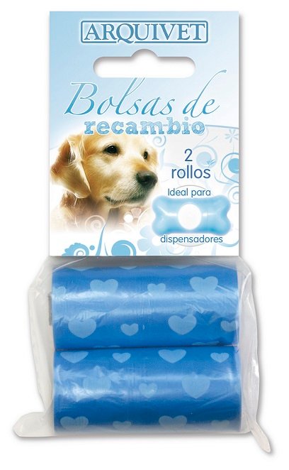 Bolsas Higienicas 2 Rollos X 15 Bolsas. Arquivet - Imagen 3