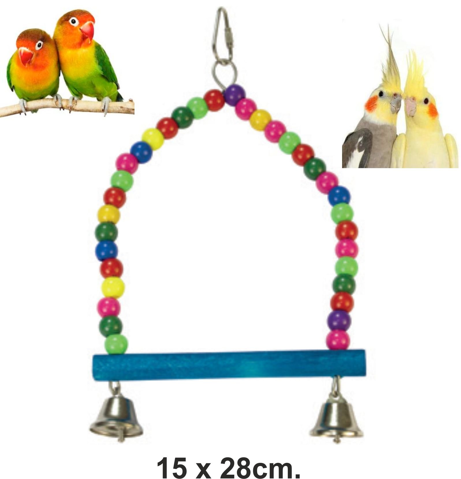 Columpio Multicolor 2 Campanas - Imagen 2