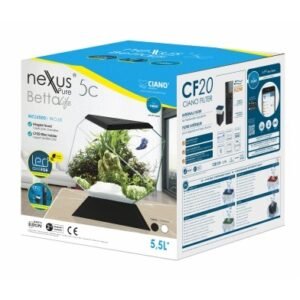 Acuario Nexus 5C Betta Life. Negro
