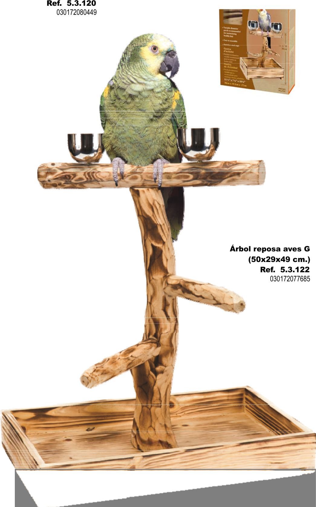 Arbol Reposa Aves "l" 38 CM.