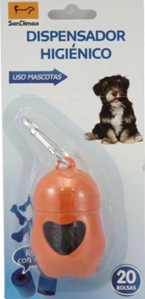 Dispensador Higienico 20 Bolsas. Paw