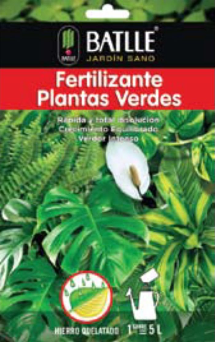 Fert.plantas Verdes Sobre 5 LTS.