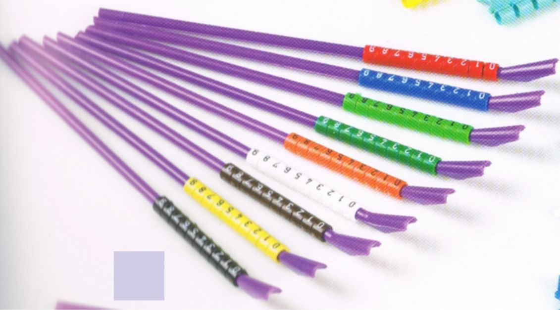 Anilla Plast. Exoticos 2.5MM NUMERADAS10UDS.