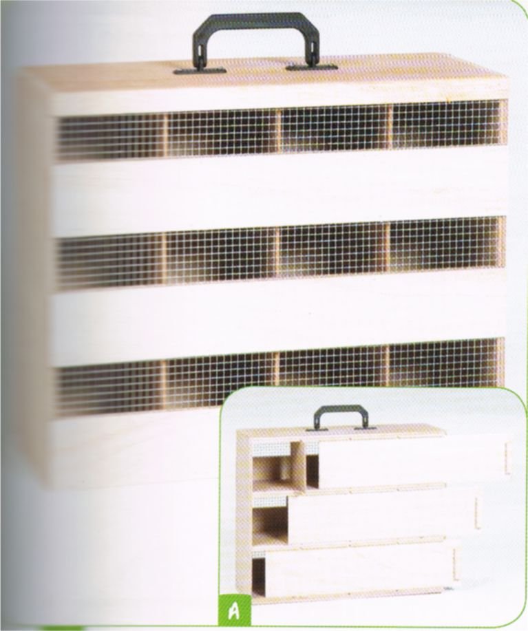 Transportin Madera 12 H.43X17X34CM.ALTO.