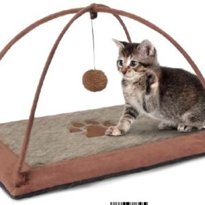 Moqueta Rascador para Gatos,con un Juego Suspendido.