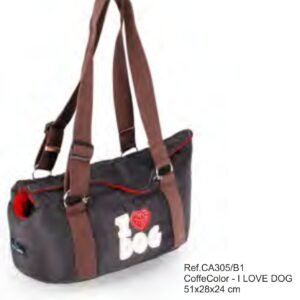 Bolso Transporte I Love Dog 51X28X24cm.