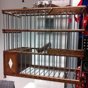 Jaula Malagueña PVC. Marron