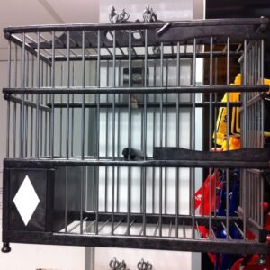 Jaula Malagueña PVC. Negra