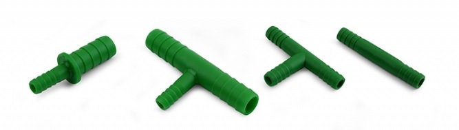 Empalme Recto 7 MM.(PARA Tubo Gris Pajaro)