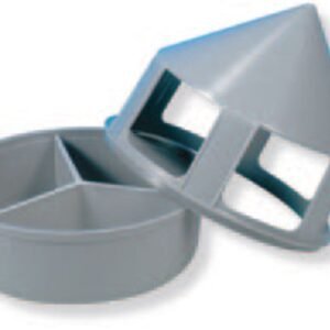 Comedero para Grit Plast.+separacion Natural