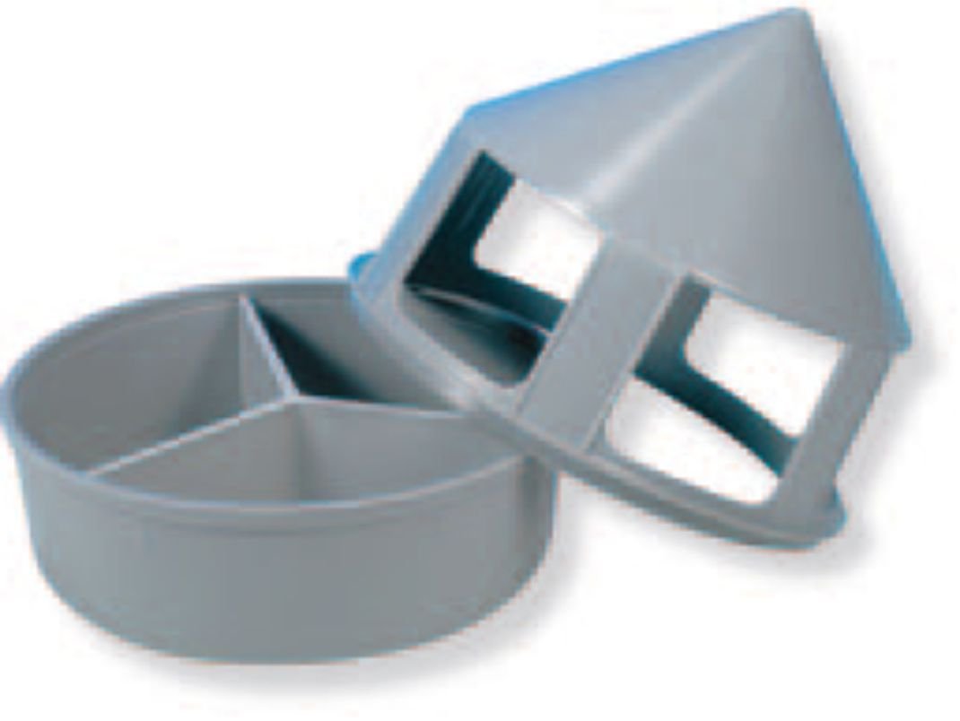 Comedero para Grit Plast.+separacion Natural