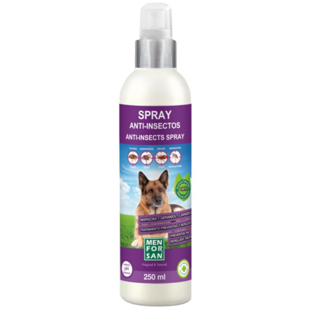 Menforsan Spray Anti Insectos 250 ML. Perros