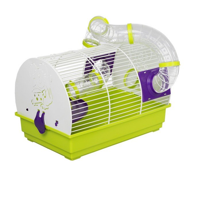 Jaula Hamster Ruso 112 Blanca 39x25.5x27 Cm