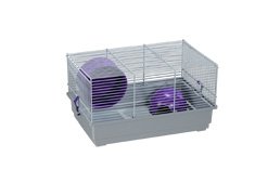 Jaula Hamster Ruso 113 Gris 39x25.5x22cm