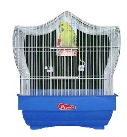 Jaula Pajaro Geminis 37x22x38cm.