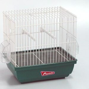 Jaula Pajaro 25 Blanca. 28x19x23cm.