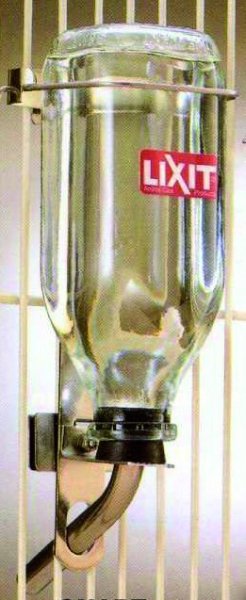 Sun Parrots Bebedero Cristal 1 Litro.