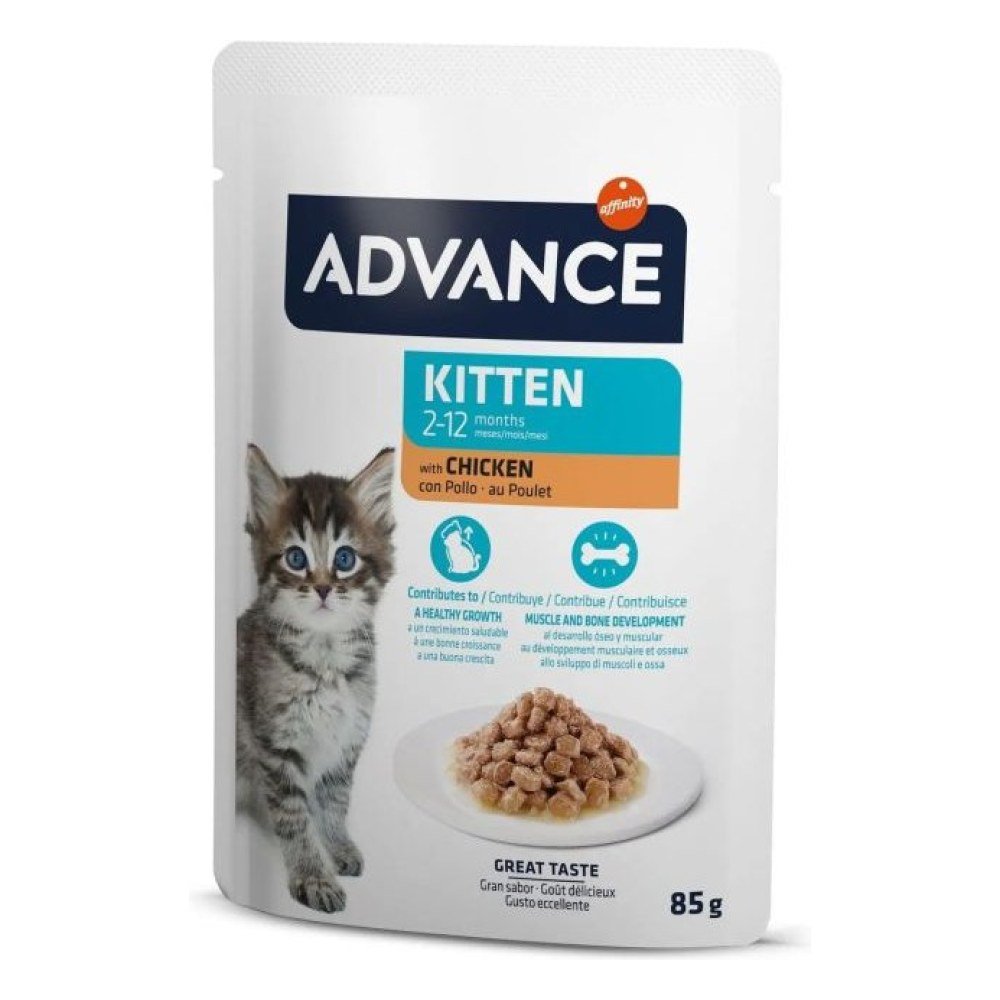 Advance Bocaditos en Salsa con Pollo 85 Gr. Gatitos
