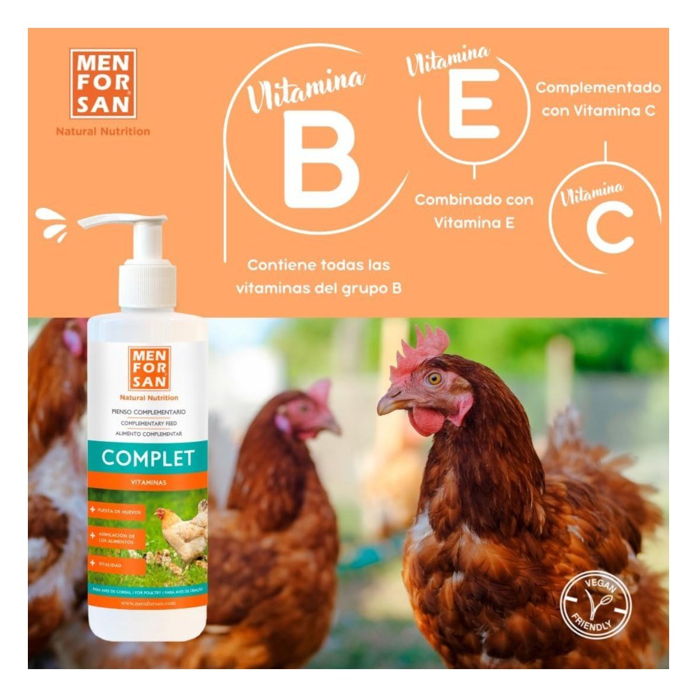 Alimento Complet Aves de Corral 500 ml Menforsan