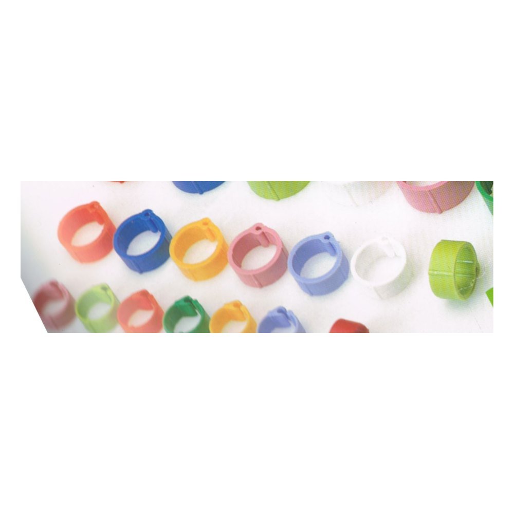 Anilla Plastico Palomas 8 mm 100 Uds. Bolsa