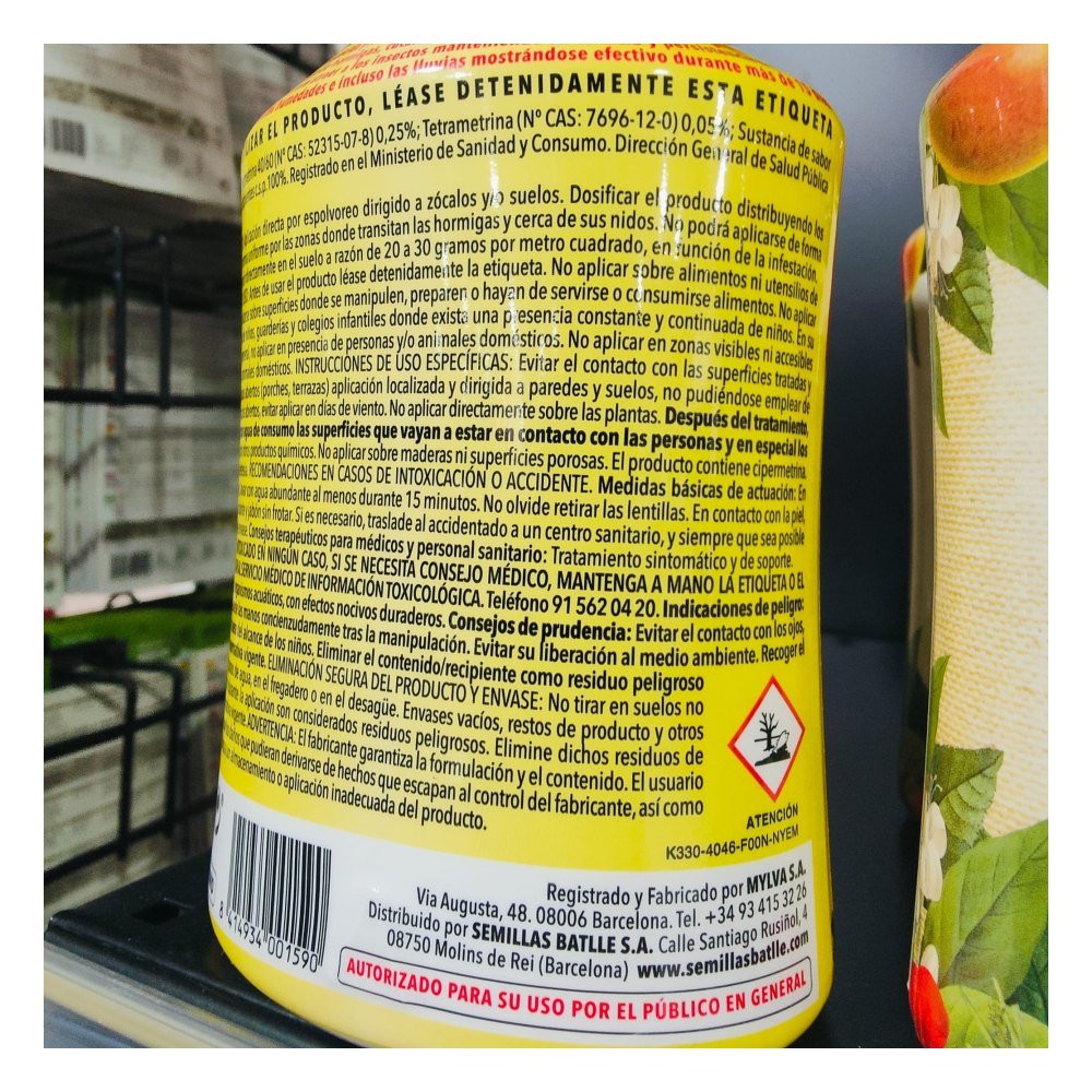 Anti Hormigas Talquera 500 Gramos
