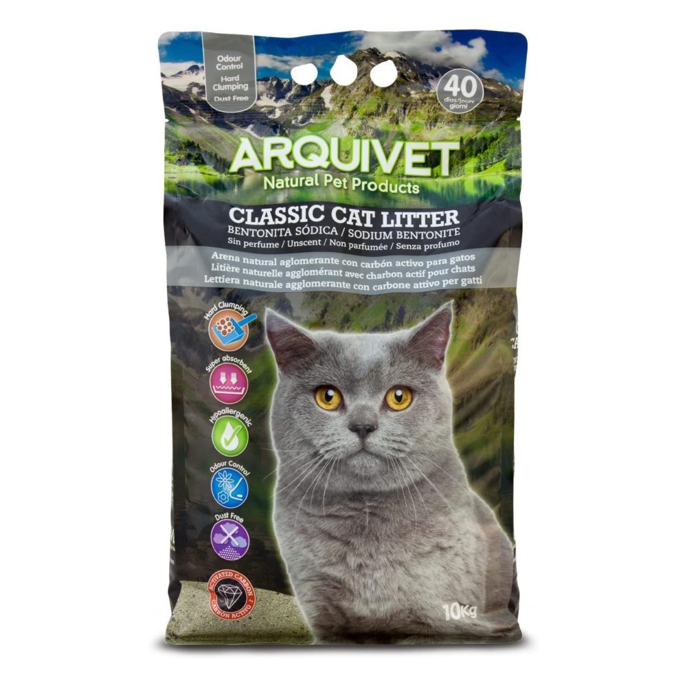 Arena Natural Bentonite Carbon Active 10 Kg