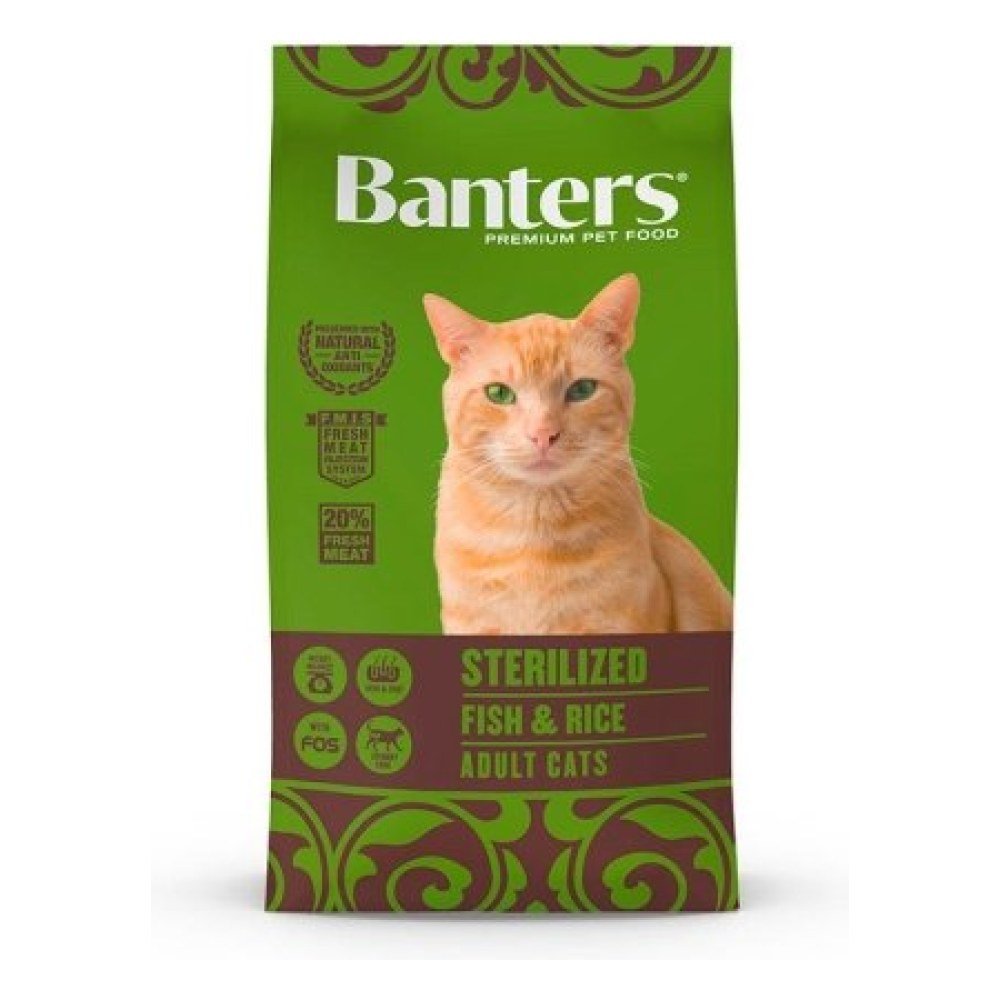 Banters Cat Sterilised Fish&rice 2 Kg