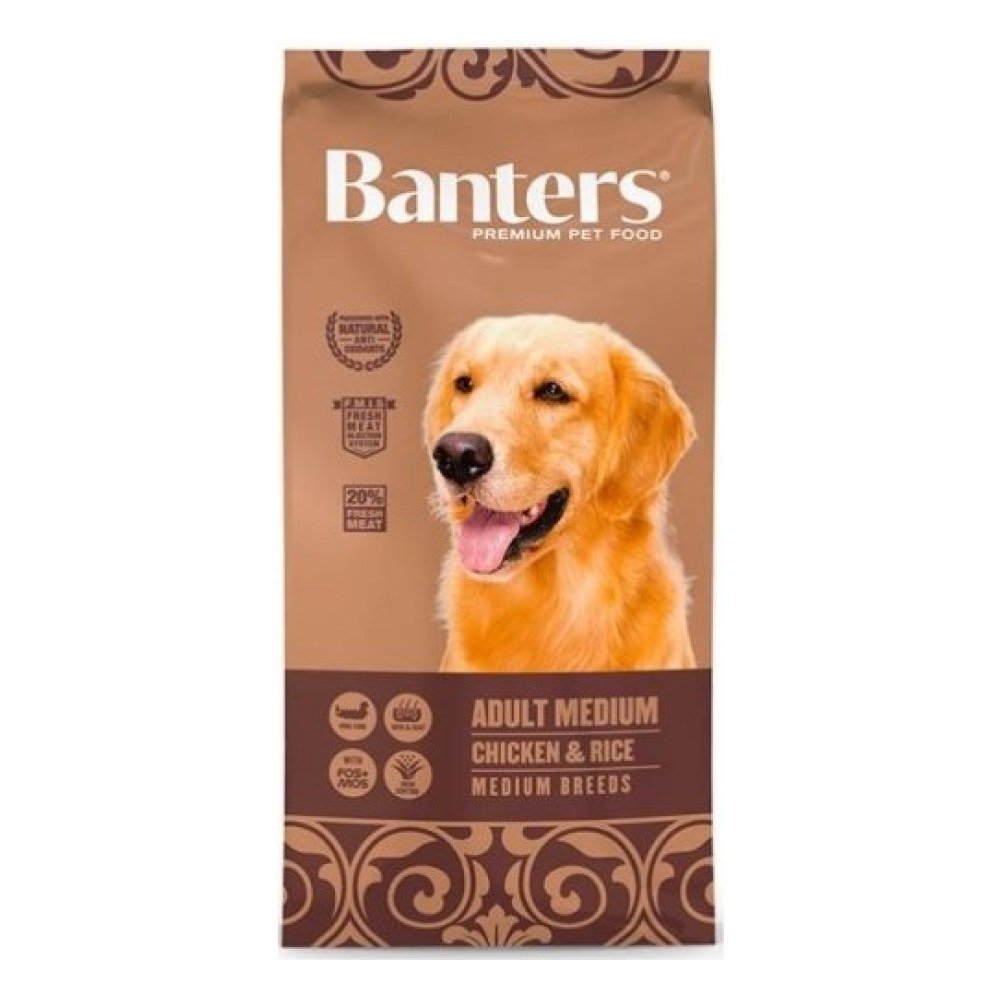 Banters Dog Adult Medium Chicken&rice 3 kg
