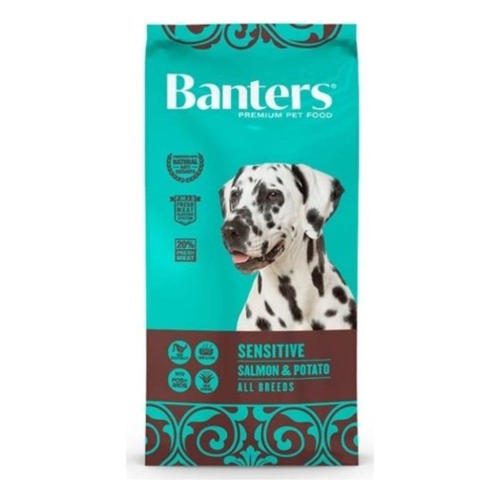 Banters Dog Sensitive Salmon&potato 15 Kg