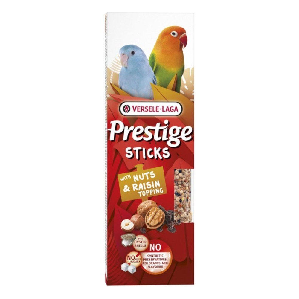 Barritas Agapornis Nueces y Pasas 2 Uds